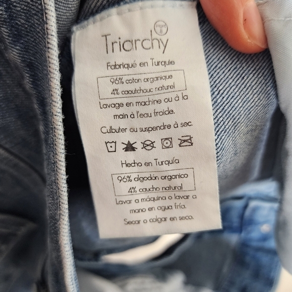 Triarchy Medium Denim Skinny Jeans 28 - Picture 6 of 7